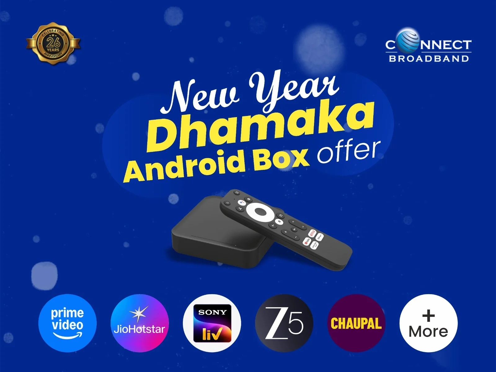 New Year Dhamaka Free Android Box Offer