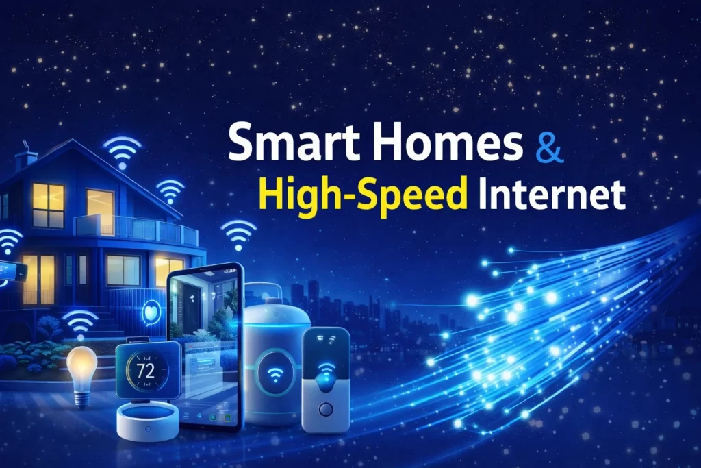 How Smart Homes Depend on High-Speed & Stable Internet