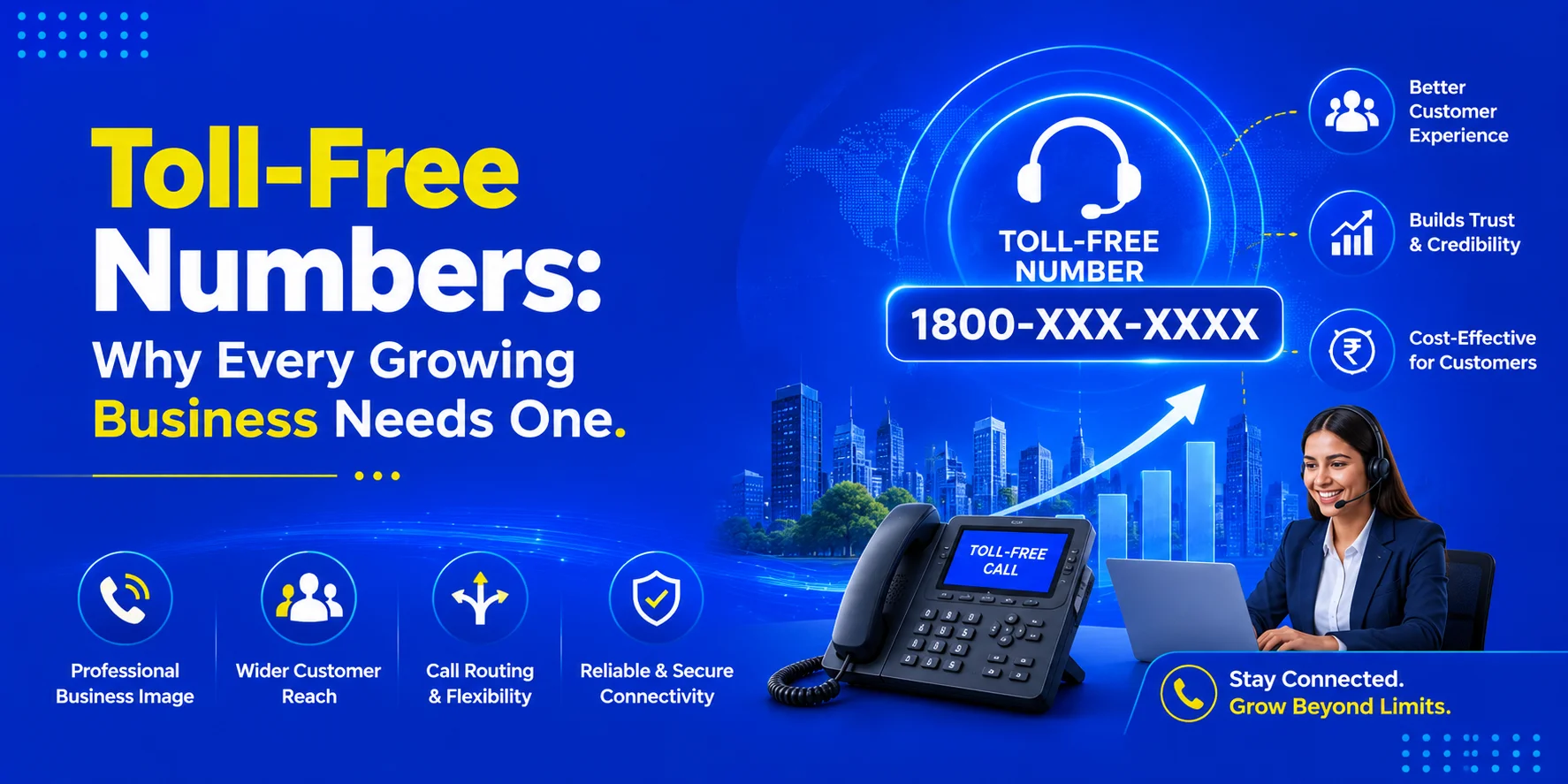 benefit of toll free numbers for businesses
