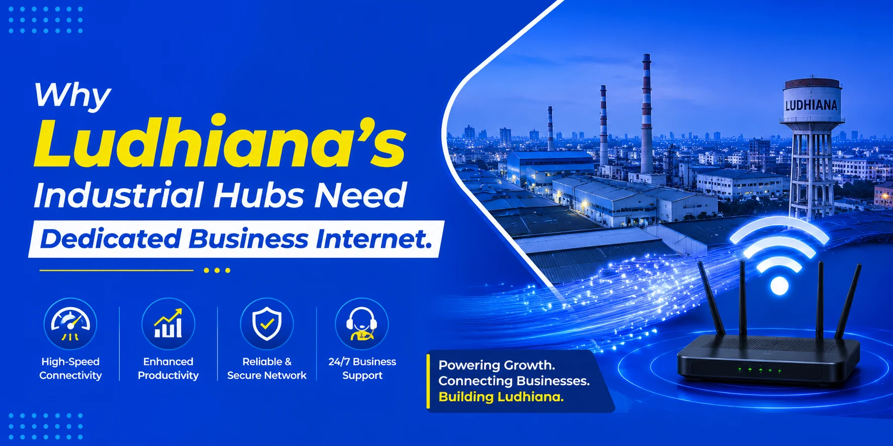 dedicated business internet Ludhiana