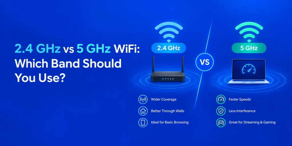 2.4 GHz vs 5 GHz Wi‑Fi Comparison