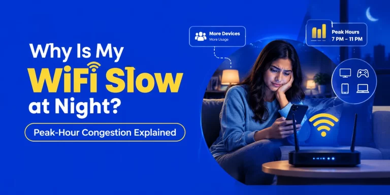 Why Is My WiFi Slow at Night? Peak-Hour Congestion Explained